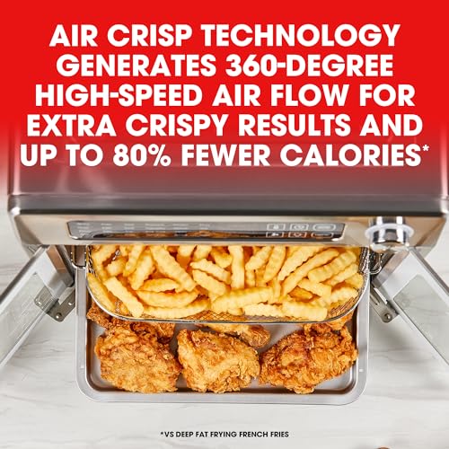 26 QT Extra Large Air Fryer, Convection Toaster Oven with French Doors
