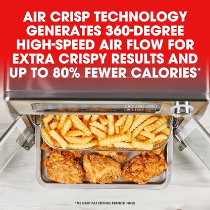 26 QT Extra Large Air Fryer, Convection Toaster Oven with French Doors