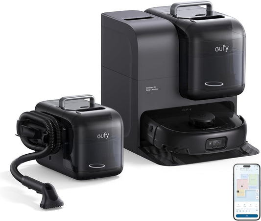 Robot sprzątający z mopem eufy E28 Omni, system HydroJet