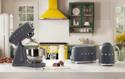50's Retro Style 7 Cup Electric Kettle, Slate Grey