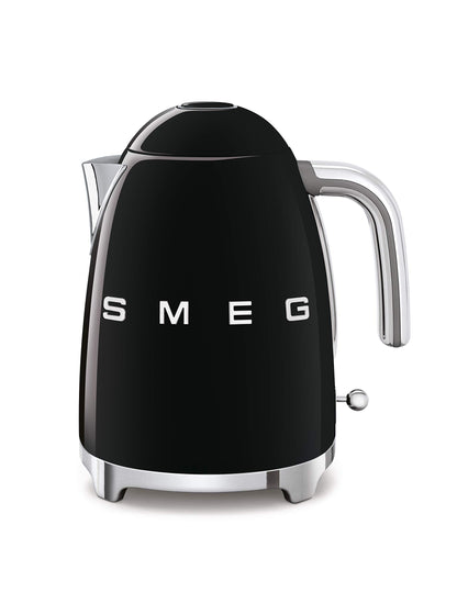 50's Retro Style Electric Water Kettle with Automatic Shutoff Black