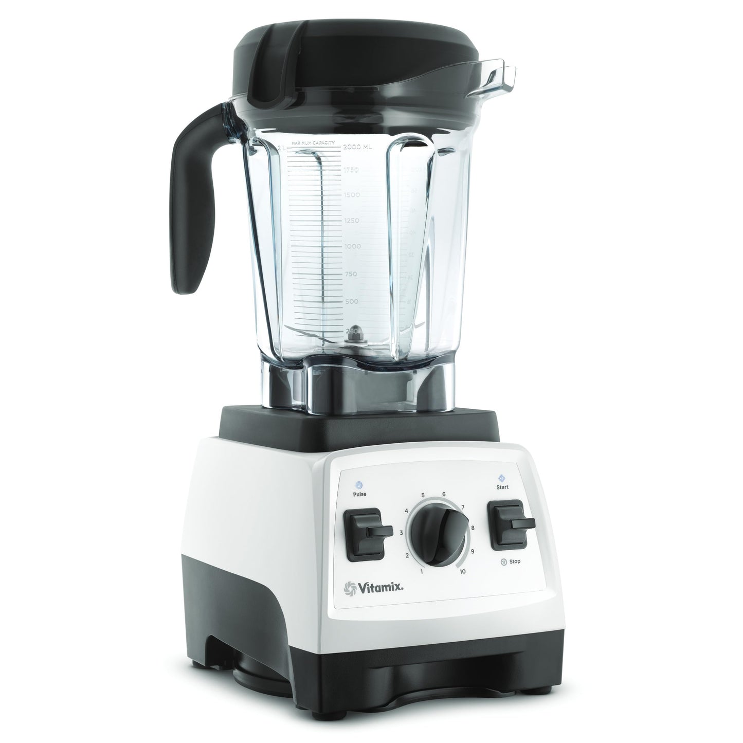 Blender, Professional-Grade, 64 oz. Low-Profile Container, White