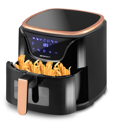 Frytkownica beztłuszczowa frytownica airfryer 5l 1500W czarno-złota