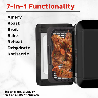 10QT Air Fryer, 7-in-1 Functions with EvenCrisp Technology that Crisps
