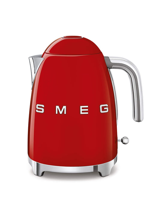 50's Retro Style Electric Water Kettle with Automatic Shutoff Red
