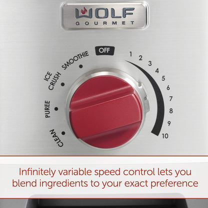 Performance Blender, 64 oz Jar, 4 program settings, 12.5 AMPS, Blends Food