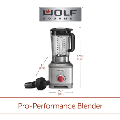 Performance Blender, 64 oz Jar, 4 program settings, 12.5 AMPS, Blends Food