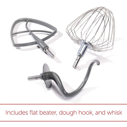 High-Performance Stand Mixer, 7 qrt, with Flat Beater, Dough Hook and Whisk