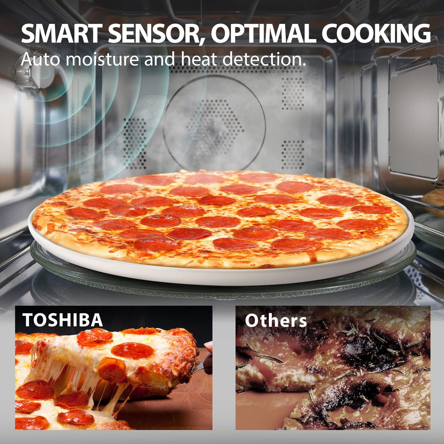 4-in-1 ML-EC42P(SS) Countertop Microwave Oven, Smart Sensor